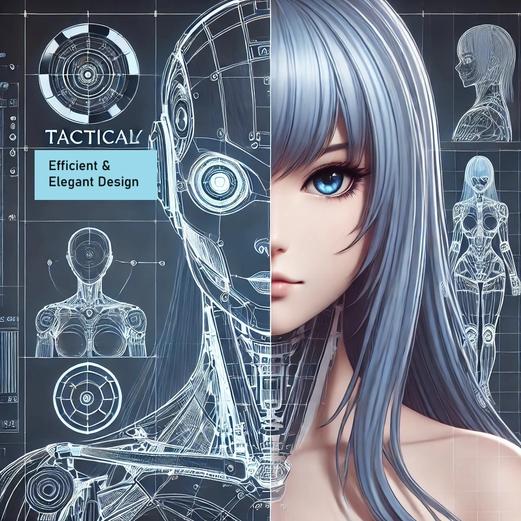 Sleek Sturdy Design for Humanoid Robots